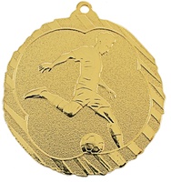 Medalla deportiva futbol laurel 50 mm Ø