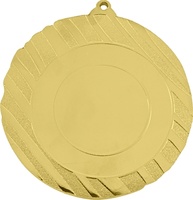 Medalla metalica modernista oro, plata y bronce