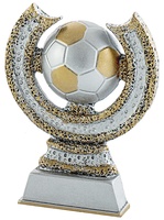 Trofeo Balón de Fútbol en resina ostan