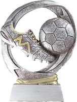 Trofeo Futbol Deportiva Balon Plata