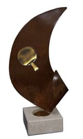 Trofeo Pala o Raqueta de Ping Pong Oriana