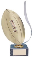 Trofeo Rugby pelota dorada