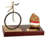 Trofeo ciclismo mountain peana madera