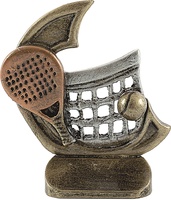 Trofeo de Padel, palas de padel y pelota en resina