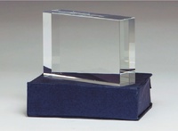 Trofeo de cristal. Modelo coixtlahuaca