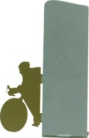 Trofeo silueta de metal de ciclismo