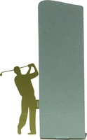 Trofeo silueta metal de golf