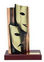 Trofeo teatro mascaras 